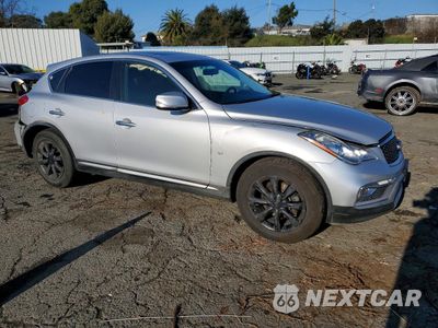 Czwarte zdjęcie samochodu z boku: 2017 INFINITI QX50 VIN:JN1BJ0RP3HM382411 - miniatura
