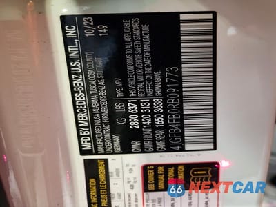 Zdjęcie 12 z 12 samochodu: 2024 MERCEDES-BENZ GLE 350 4MATIC VIN:4JGFB4FB0RB091773 - miniatura