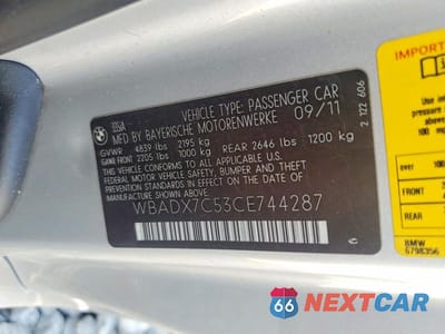 Zdjęcie 13 z 13 samochodu: 2012 BMW 335 I VIN:WBADX7C53CE744287 - miniatura