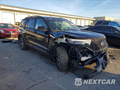 Czwarte zdjęcie samochodu z boku: 2020 FORD EXPLORER ST VIN:1FM5K8GC9LGA02349 - miniatura
