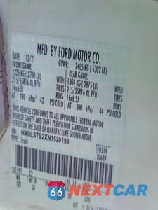 Zdjęcie 13 z 13 samochodu: 2022 FORD TRANSIT CONNECT REFRIGERATED DELIVERY VAN VIN:NM0LS7S2XN1520199 - miniatura
