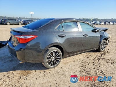 Trzecie zdjęcie samochodu z tyłu: 2016 TOYOTA COROLLA VIN:5YFBURHE7GP536719 - miniatura