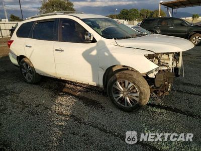 Czwarte zdjęcie samochodu z boku: 2017 NISSAN PATHFINDER SV VIN:5N1DR2MNXHC654907 - miniatura