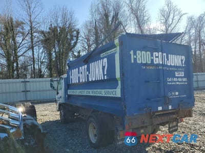 Trzecie zdjęcie samochodu z tyłu: 2007 ISUZU NPR REFUSE TRUCK VIN:4KLC4B1U17J805265 - miniatura