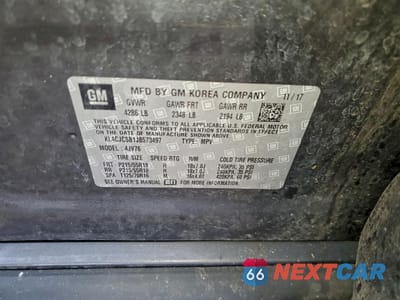 Zdjęcie 13 z 14 samochodu: 2018 BUICK ENCORE ESSENCE VIN:KL4CJCSB1JB573497 - miniatura