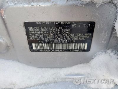 Zdjęcie 12 z 12 samochodu: 2012 SUBARU IMPREZA PREMIUM VIN:JF1GJAD61CH012119 - miniatura