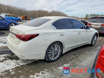 Trzecie zdjęcie samochodu z tyłu: 2021 INFINITI Q50 LUXE VIN:JN1EV7BR2MM752036 - miniatura