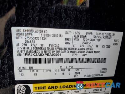 Zdjęcie 13 z 14 samochodu: 2023 FORD EXPEDITION MAX LIMITED VIN:1FMJK2A8XPEA03091 - miniatura