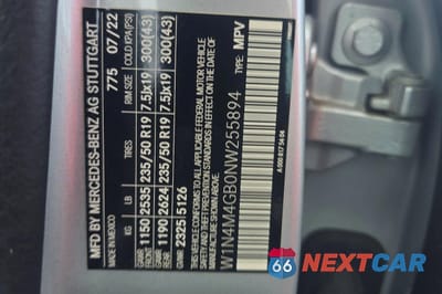 Zdjęcie 10 z 14 samochodu: 2022 MERCEDES-BENZ GLB 250 VIN:W1N4M4GB0NW255894 - miniatura