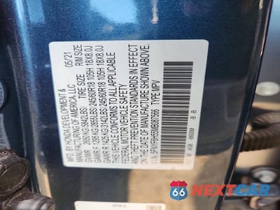 Zdjęcie 13 z 13 samochodu: 2021 HONDA PILOT EXL VIN:5FNYF6H55MB087566 - miniatura