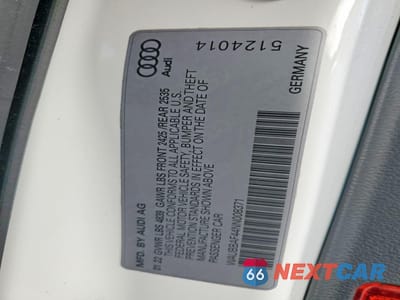 Zdjęcie 12 z 13 samochodu: 2022 AUDI A4 VIN:WAUBBAF44NN008371 - miniatura