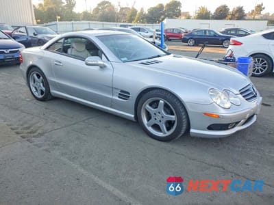 Czwarte zdjęcie samochodu z boku: 2003 MERCEDES-BENZ SL 500R VIN:WDBSK75F63F007334 - miniatura