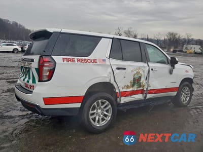 Trzecie zdjęcie samochodu z tyłu: 2023 CHEVROLET TAHOE K1500 LS VIN:1GNSKMKD2PR557094 - miniatura