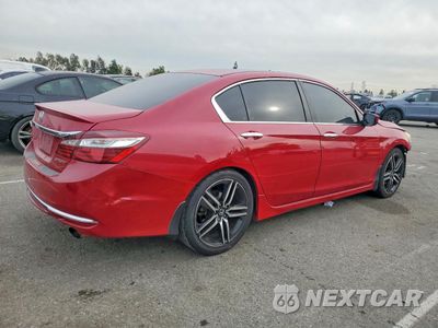 Trzecie zdjęcie samochodu z tyłu: 2017 HONDA ACCORD SPORT VIN:1HGCR2F57HA122105 - miniatura