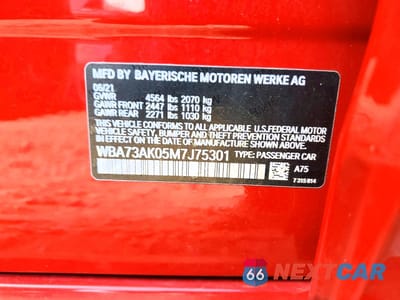 Zdjęcie 12 z 12 samochodu: 2021 BMW 228XI VIN:WBA73AK05M7J75301 - miniatura