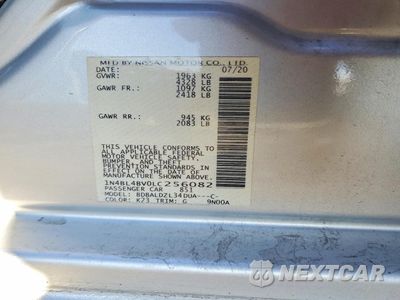 Zdjęcie 13 z 13 samochodu: 2020 NISSAN ALTIMA S VIN:1N4BL4BV0LC256082 - miniatura
