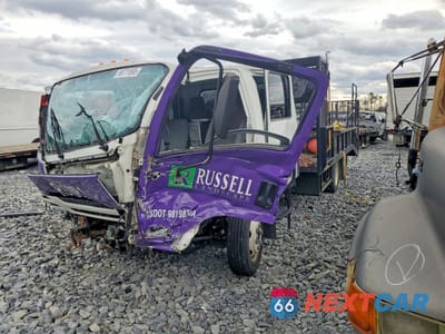 2019 ISUZU NPR HD CREW CAB FLATBED TRUCK 54DC4J1B4KS808605 - główne zdjęcie licytacji z USA - miniatura