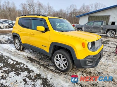 Czwarte zdjęcie samochodu z boku: 2016 JEEP RENEGADE LATITUDE VIN:ZACCJBBT9GPE00060 - miniatura