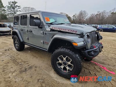 Czwarte zdjęcie samochodu z boku: 2020 JEEP WRANGLER UNLIMITED RUBICON VIN:1C4HJXFG0LW280985 - miniatura