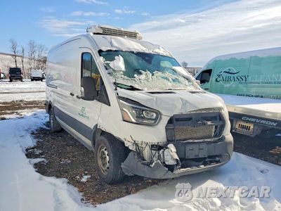 Czwarte zdjęcie samochodu z boku: 2023 FORD TRANSIT REFRIGERATED DELIVERY VAN VIN:1FTBR1C80PKB87437 - miniatura