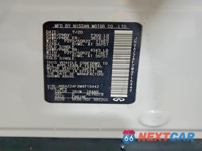 Zdjęcie 13 z 13 samochodu: 2021 INFINITI QX80 LUXE VIN:JN8AZ2AF2M9715442 - miniatura