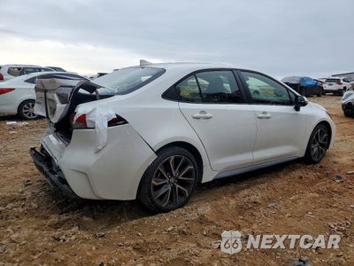 Trzecie zdjęcie samochodu z tyłu: 2021 TOYOTA COROLLA XSE VIN:JTDT4MCE7MJ055593 - miniatura