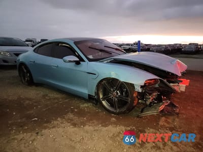 Czwarte zdjęcie samochodu z boku: 2023 PORSCHE TAYCAN TURBO VIN:WP0AC2Y15PSA52245 - miniatura