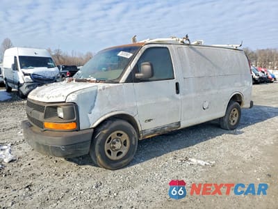 2007 CHEVROLET EXPRESS G1500 UTILITY / SERVICE VAN 1GCFG15X371149301 - główne zdjęcie licytacji z USA - miniatura