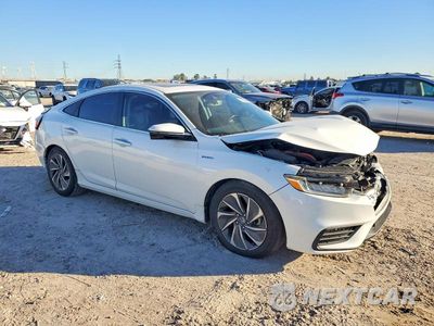 Czwarte zdjęcie samochodu z boku: 2019 HONDA INSIGHT TOURING VIN:19XZE4F92KE030701 - miniatura