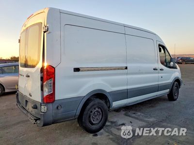Trzecie zdjęcie samochodu z tyłu: 2015 FORD TRANSIT T-150 DELIVERY VAN VIN:1FTNE2CM9FKA06023 - miniatura