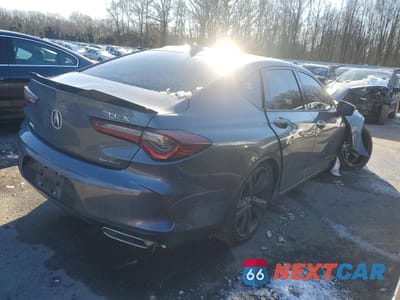Trzecie zdjęcie samochodu z tyłu: 2023 ACURA TLX A-SPEC VIN:19UUB6F54PA006021 - miniatura