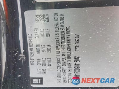 Zdjęcie 12 z 12 samochodu: 2016 CADILLAC ATS LUXURY VIN:1G6AH1RX0G0113012 - miniatura