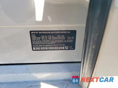 Zdjęcie 14 z 14 samochodu: 2021 BMW X5 XDRIVE40I VIN:5UXCR6C03M9G97412 - miniatura