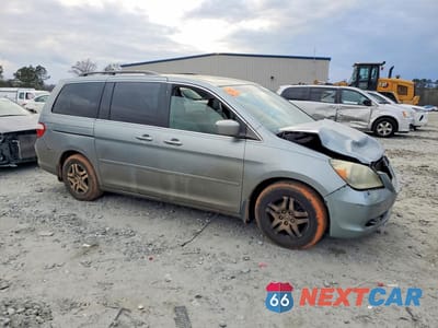 Czwarte zdjęcie samochodu z boku: 2006 HONDA ODYSSEY EXL VIN:5FNRL38656B034843 - miniatura