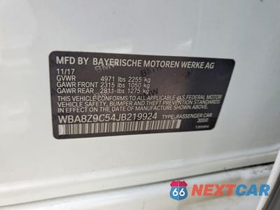 Zdjęcie 12 z 12 samochodu: 2018 BMW 330 XIGT VIN:WBA8Z9C54JB219924 - miniatura