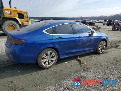 Trzecie zdjęcie samochodu z tyłu: 2016 CHRYSLER 200 LIMITED VIN:1C3CCCAB6GN117721 - miniatura