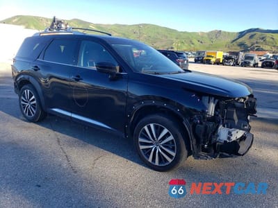 Czwarte zdjęcie samochodu z boku: 2022 NISSAN PATHFINDER PLATINUM VIN:5N1DR3DH9NC218920 - miniatura