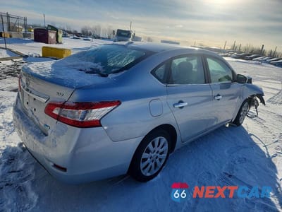 Trzecie zdjęcie samochodu z tyłu: 2014 NISS SENTRA S VIN:3N1AB7AP8EL678026 - miniatura