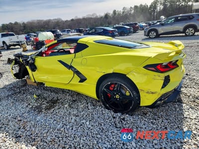 Drugie zdjęcie samochodu z przodu: 2023 CHEVROLET CORVETTE STINGRAY 3LT VIN:1G1YC2D41P5126523 - miniatura