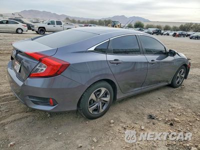 Trzecie zdjęcie samochodu z tyłu: 2020 HONDA CIVIC LX VIN:2HGFC2F66LH574483 - miniatura