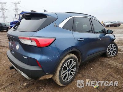 Trzecie zdjęcie samochodu z tyłu: 2020 FORD ESCAPE SEL VIN:1FMCU9H97LUB77601 - miniatura