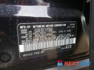 Zdjęcie 13 z 13 samochodu: 2024 MITSUBISHI OUTLANDER SE VIN:JA4J4VA8XRZ027378 - miniatura