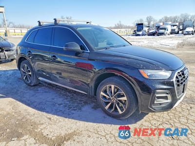 Czwarte zdjęcie samochodu z boku: 2021 AUDI Q5 PREMIUM PLUS VIN:WA1BAAFY7M2019786 - miniatura