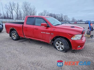 Czwarte zdjęcie samochodu z boku: 2012 DODGE RAM 1500 SPORT VIN:1C6RD7HT6CS216874 - miniatura