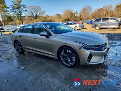 Czwarte zdjęcie samochodu z boku: 2021 KIA K5 EX VIN:5XXG34J29MG040966 - miniatura