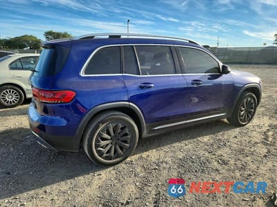 Trzecie zdjęcie samochodu z tyłu: 2020 MERCEDES-BENZ GLB 250 VIN:W1N4M4GB7LW020664 - miniatura