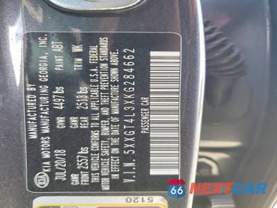 Zdjęcie 13 z 14 samochodu: 2019 KIA OPTIMA LX VIN:5XXGT4L3XKG284662 - miniatura