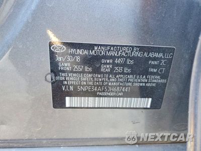 Zdjęcie 12 z 12 samochodu: 2018 HYUNDAI SONATA SPORT VIN:5NPE34AF5JH687441 - miniatura
