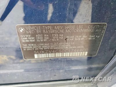 Zdjęcie 12 z 12 samochodu: 2012 BMW X5 XDRIVE35I VIN:5UXZV4C50CL746800 - miniatura