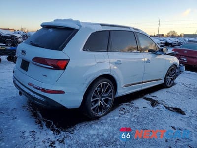 Trzecie zdjęcie samochodu z tyłu: 2021 AUDI Q7 PRESTIGE VIN:WA1VXBF70MD039455 - miniatura